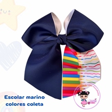 Cargar imagen en el visor de la galería, Coletero Marino con un toque de estampado
