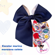 Cargar imagen en el visor de la galería, Coletero Marino con un toque de estampado
