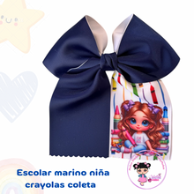 Cargar imagen en el visor de la galería, Coletero Marino con un toque de estampado
