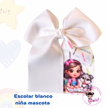 Cargar imagen en el visor de la galería, Coletero Blanco con un toque de estampado
